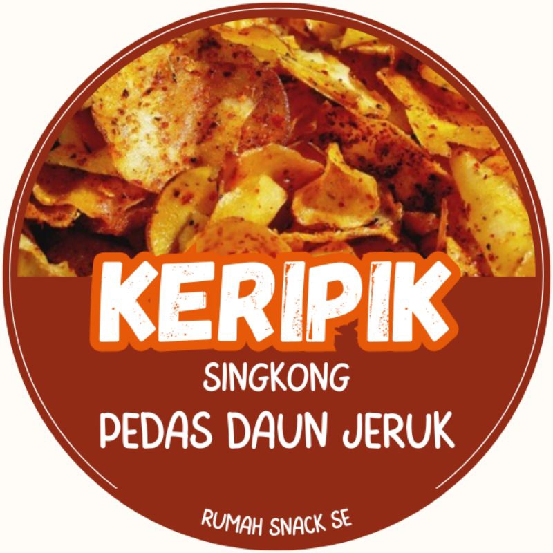 

Keripik singkong 1 kg / keripset pedas daun jeruk / keripik singkong