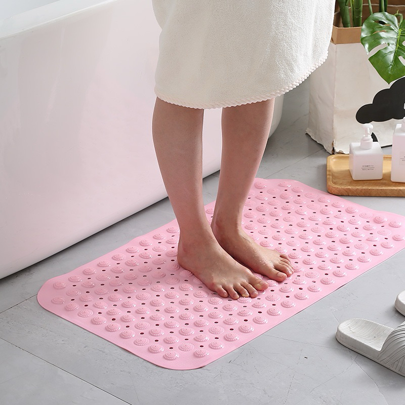 (kitty) Keset Kamar Mandi Anti Slip Bahan PVC Terapi Pijat Kaki