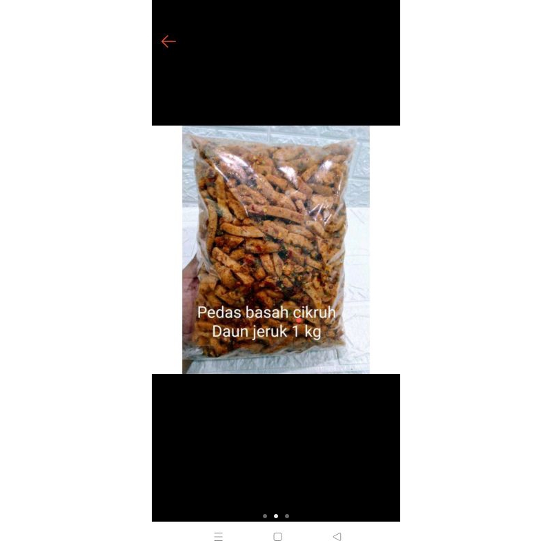 

Basreng pedes basah cikruh daun jeruk 1 kg