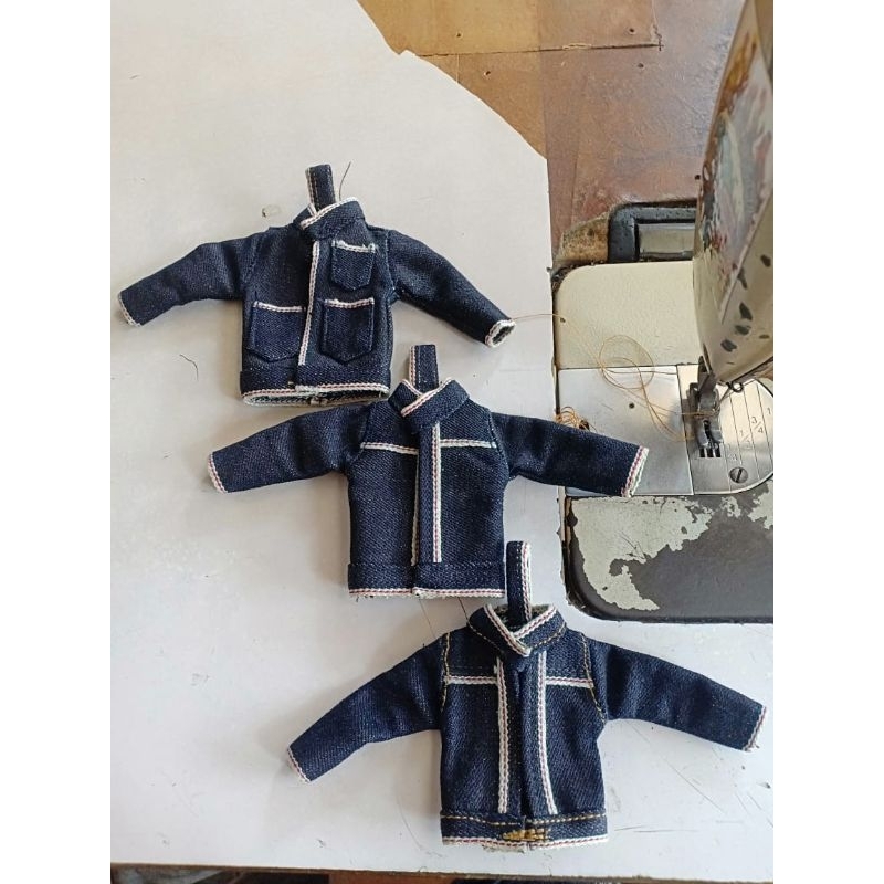 Miniatur Jaket Selvedge Denim