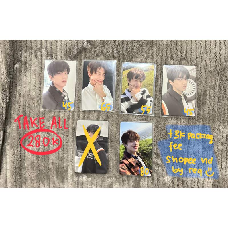 pc photocard album jake enhypen bdc border carnival bdo