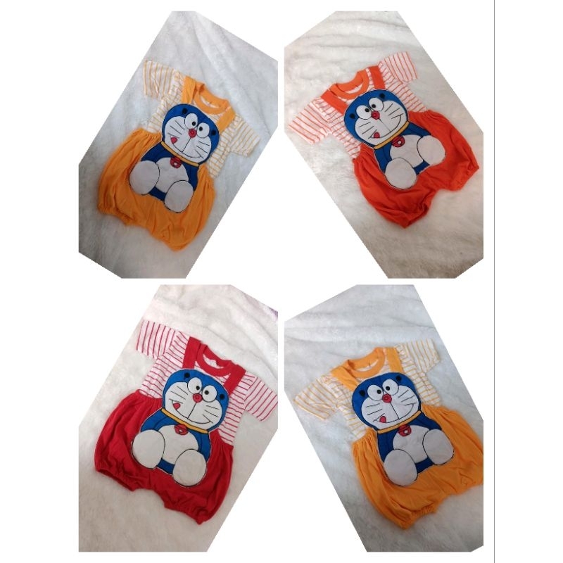 JUMPER BAYI KARAKTER DORAEMON / SETELAN BAJU KODOK BAYI LAKI-LAKI PEREMPUAN