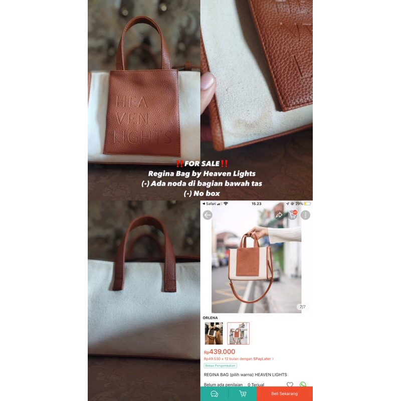 REGINA BAG BY HEAVEN LIGHTS