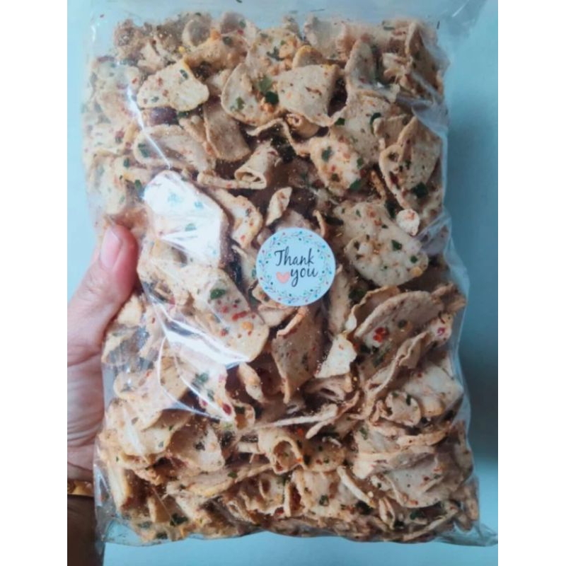 

Basreng Koin Daun Jeruk 500 gran