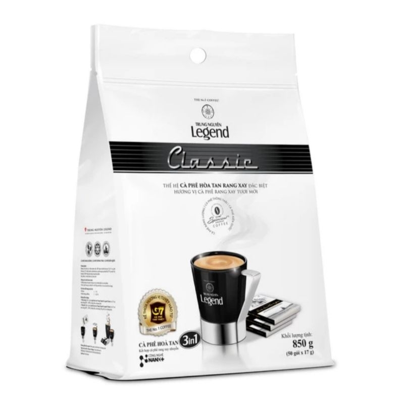 

TRUNG NGUYEN Legend Classic 3 in 1 Vietnam Instant Coffee - 1 Sachet (17 gr)