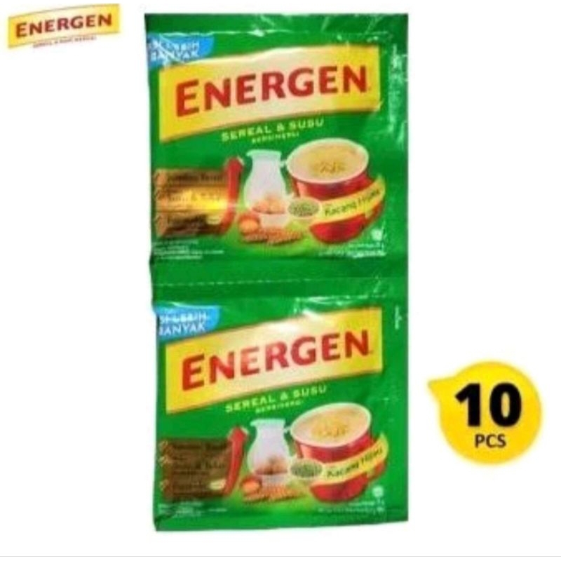 

Energen Rasa Kacang Hijau Renceng 10 sashet 30gram (COD)