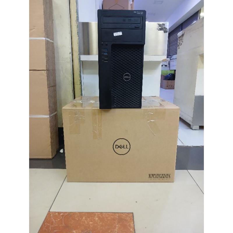 PC SERVER DELL PRECISION CORE I7-7700 RAM 16 GB SSD 512 GB NVME TINGGAL PAKAI TANPA CHASING