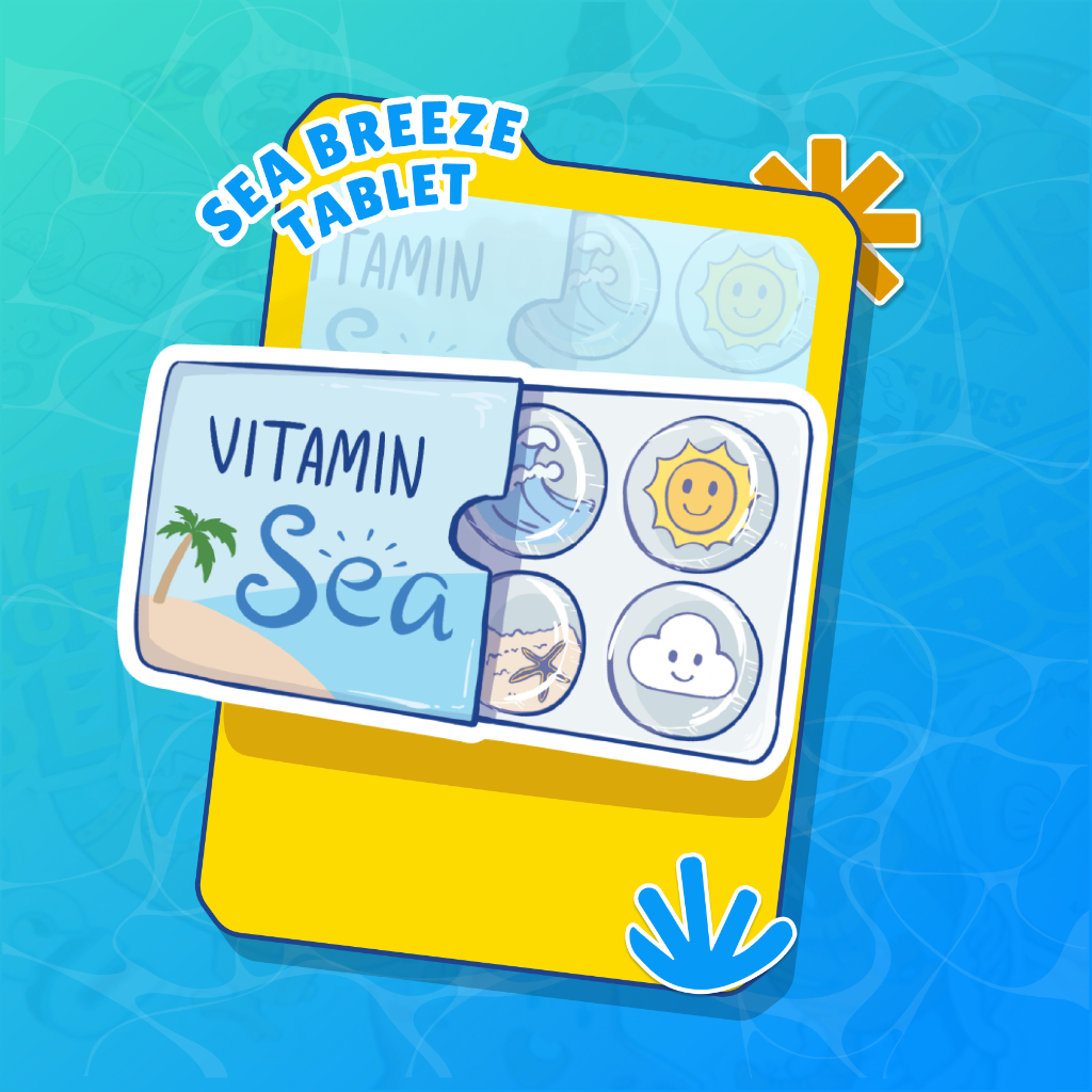 

Seaside Finds - Sea Breeze Tablet Sticker