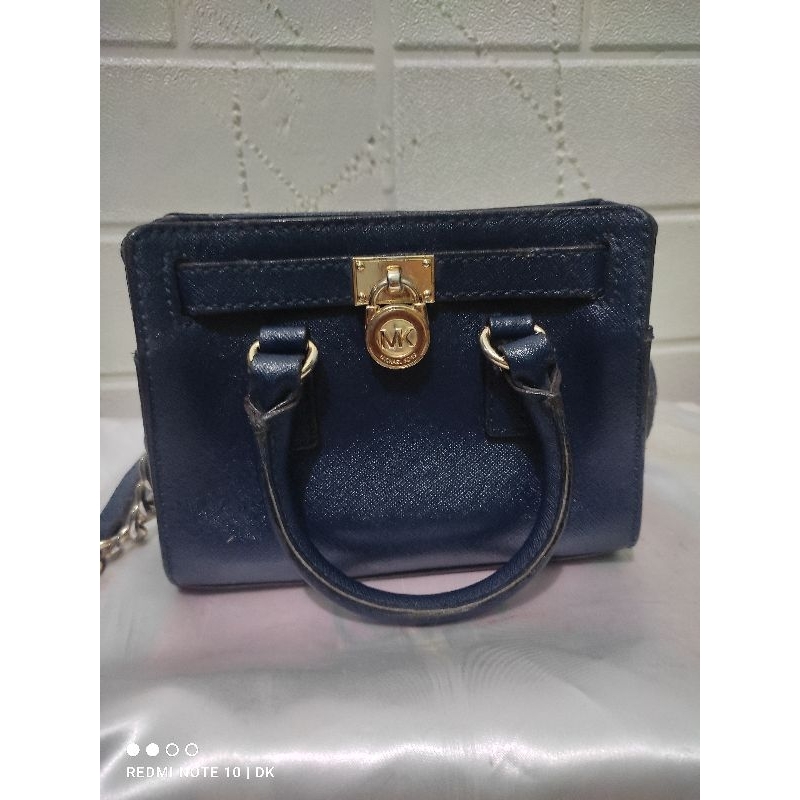 MIchael Kors Hamilton Mini Blue Authentic (preloved)