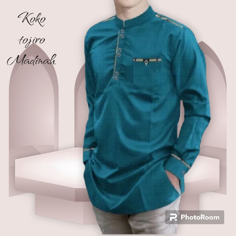 Raja Tojiro Madinah Baju Muslim Atasan Pria