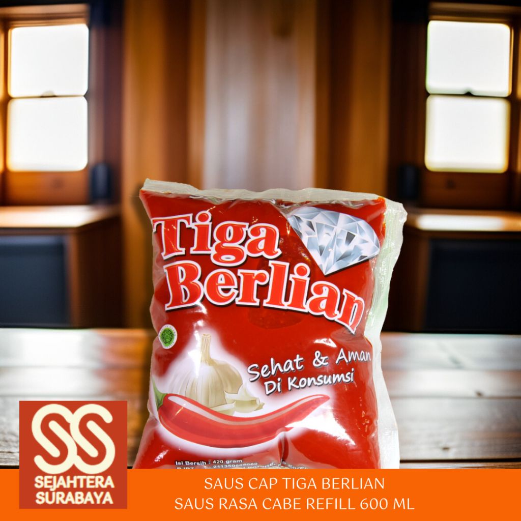 

Saus Pedas Tiga Berlian 600 ml