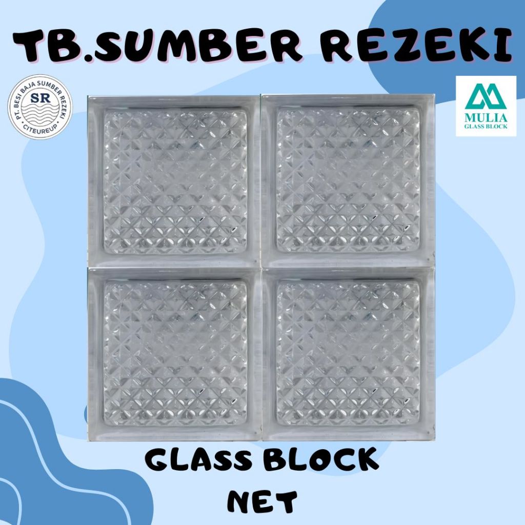 Glass block Net (Dus) Kamar Mandi Dan Dapur