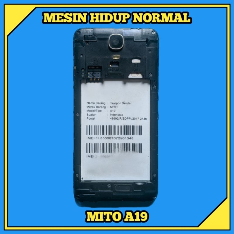 mesin Mito A19 normal