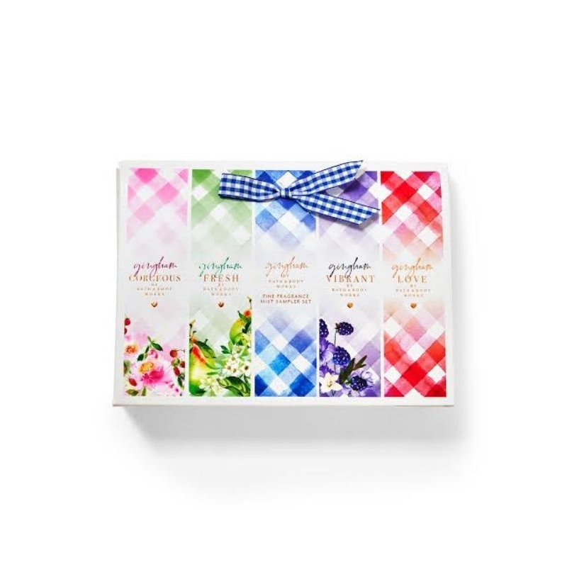 BBW GIFT SET body mist / Gingham body mist / Parfum