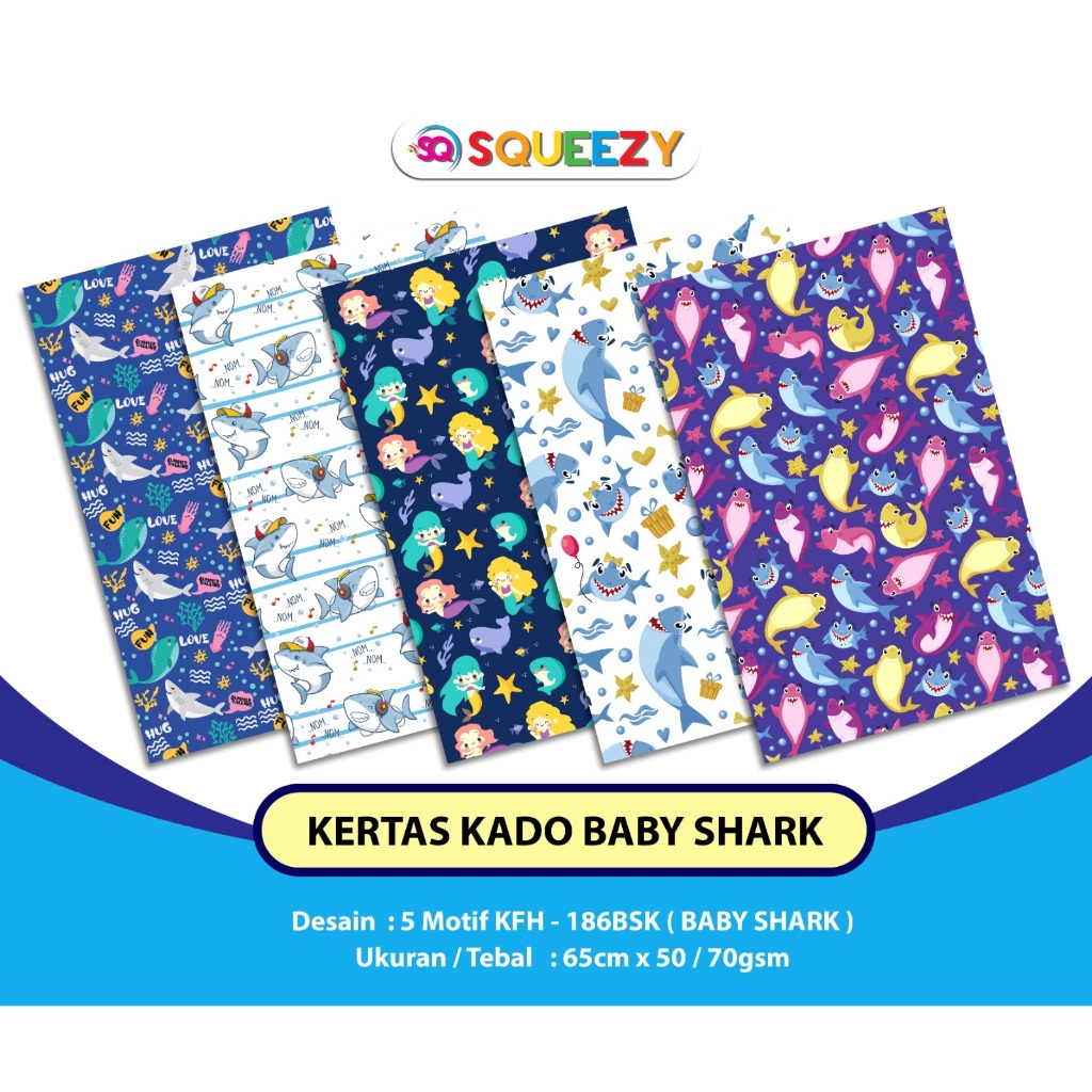 

Kertas Bungkus Kado 10 Lembar 1 Tema Gift Paper Wrapping Paper Squeezy