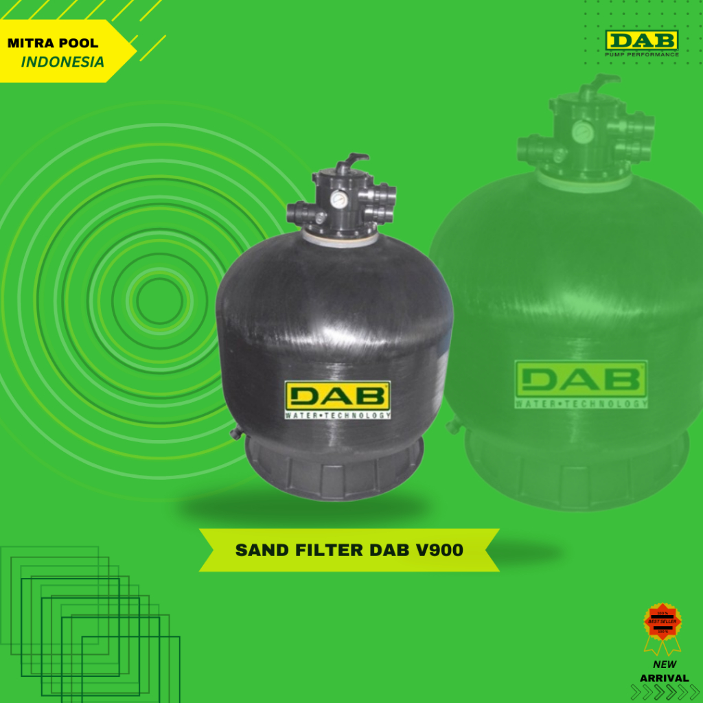 SAND FILTER DAB V900 FILTER POMPA KOLAM RENANG (DAB 88010610)