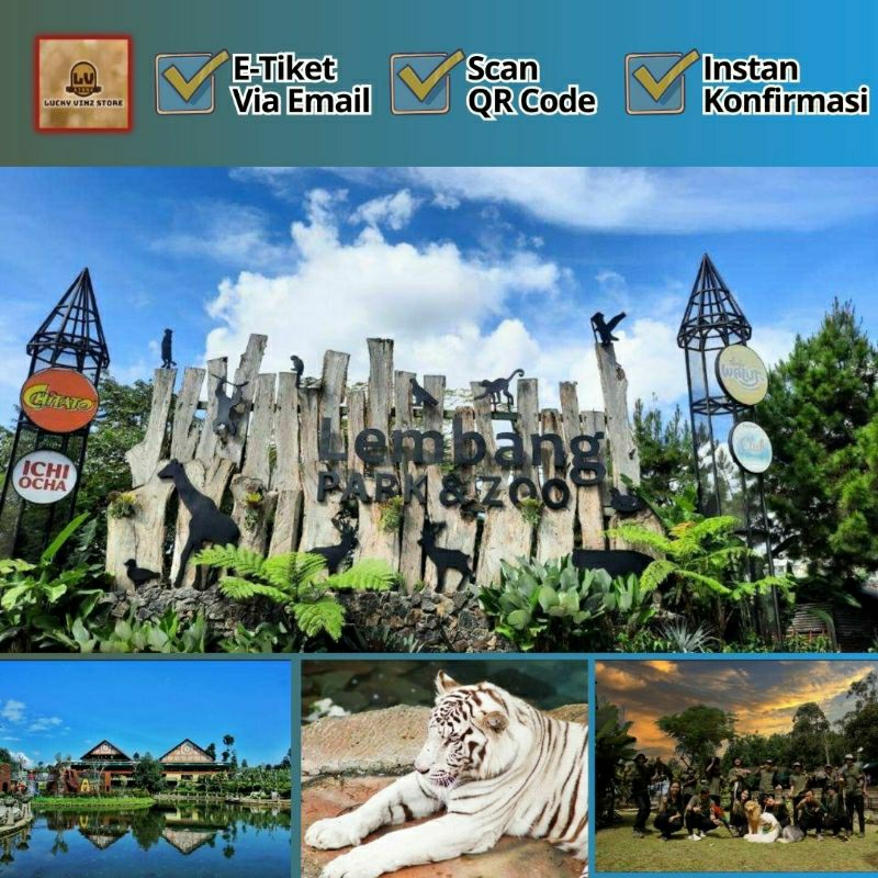 Ticket Lembang Park and Zoo Bandung + akses 5 Wahana Termurah