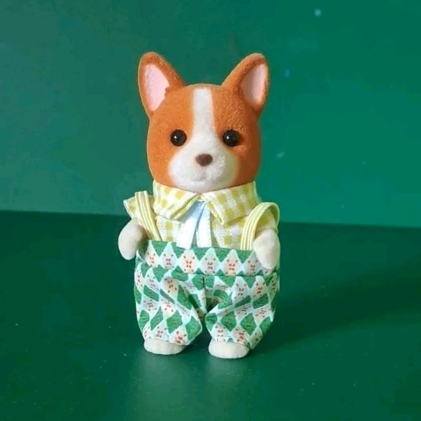 Sylvanian Families Corgi Dog Brother : Abang Corgi (preloved like new)