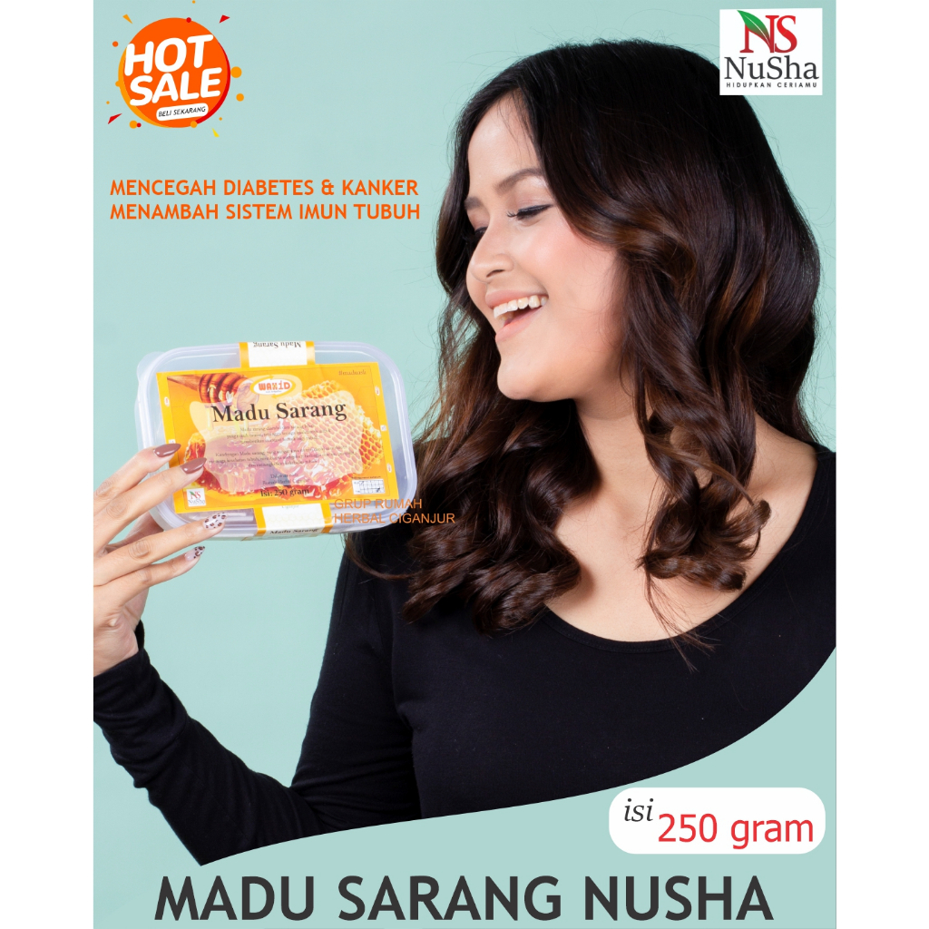 

NUSHA Madu Sarang Lebah 250 gr