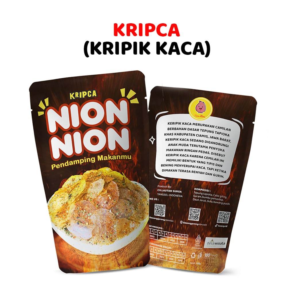 

Kripca, Keripik Kaca, Keripik Kaca Pedas Sangrai Daun Jeruk. Keripik Kaca Gurih, Keripik Kaca Eceran, Kripik Kaca Pedes, Keripik Kaca Gurih, Renyah