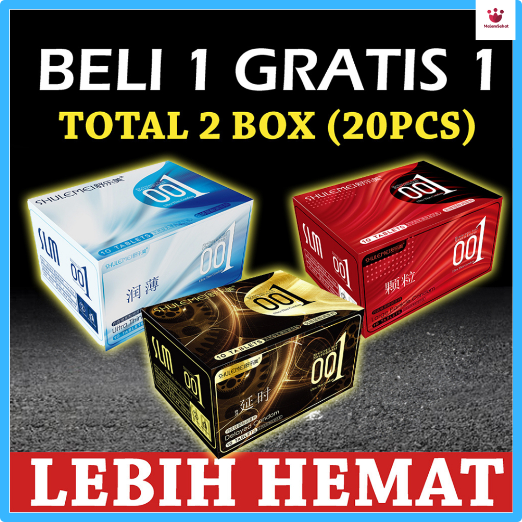 Kondom Merah Bergerigi Tipis BELI 1 GRATIS 1 [Privasi Aman]