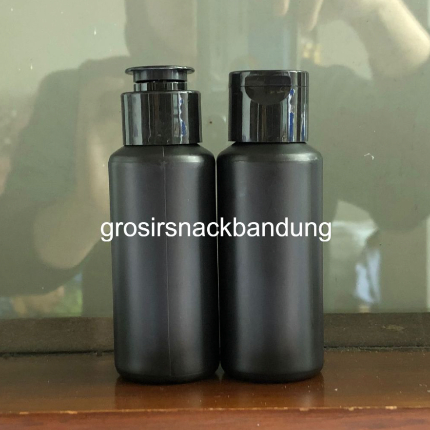 [1000 PCS] Botol Yardley 60 ml / Botol Yadley 60 ml HITAM Tutup Fliptop Hitam Fliptop Jamur HItam
