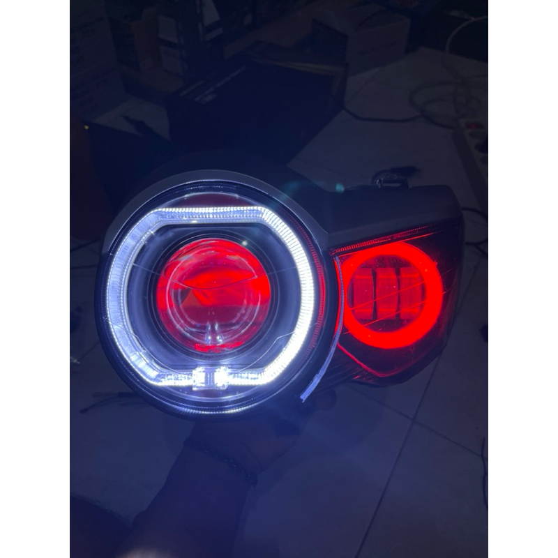 Lampu depan Tiger pc set Biled 3inch Vinyx P65 gen 2 set daymaker mini 3 mata cwl