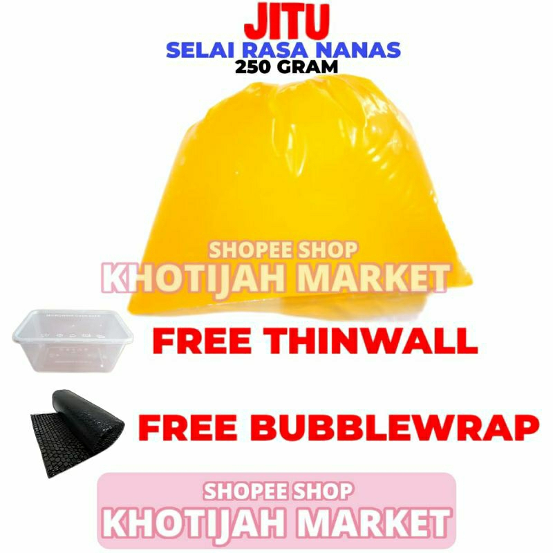 

Selai Rasa Nanas Jitu 250 Gram Repacked
