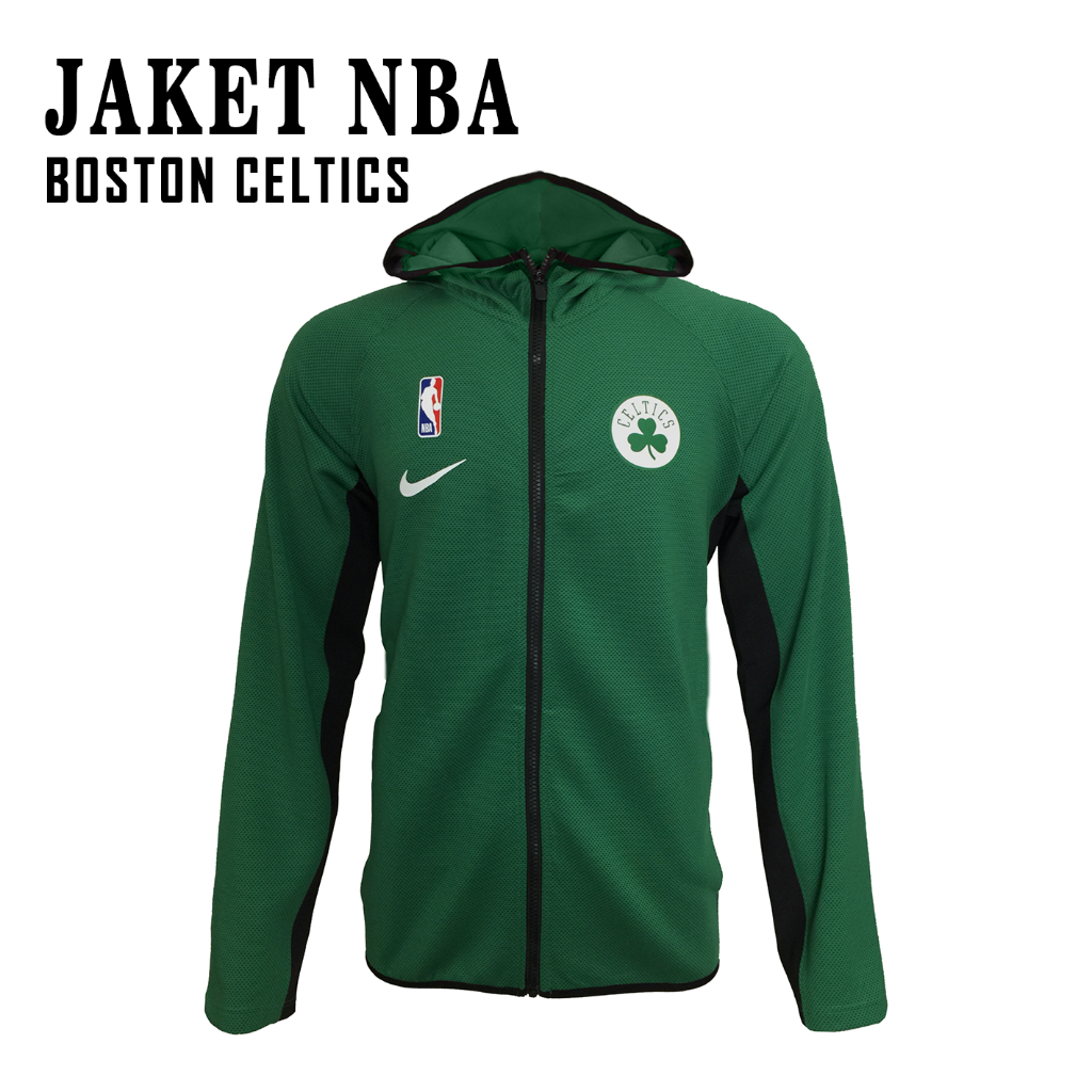 JACKET BASKET / JACKET BASKET BALL HOODIE ZIPPER NBA BOSTON CELTICS