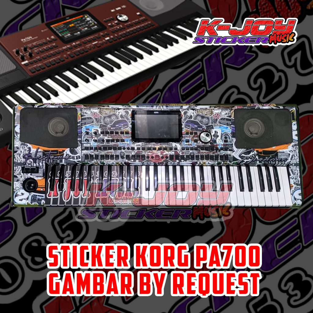 STICKER KEYBOARD KORG PA700