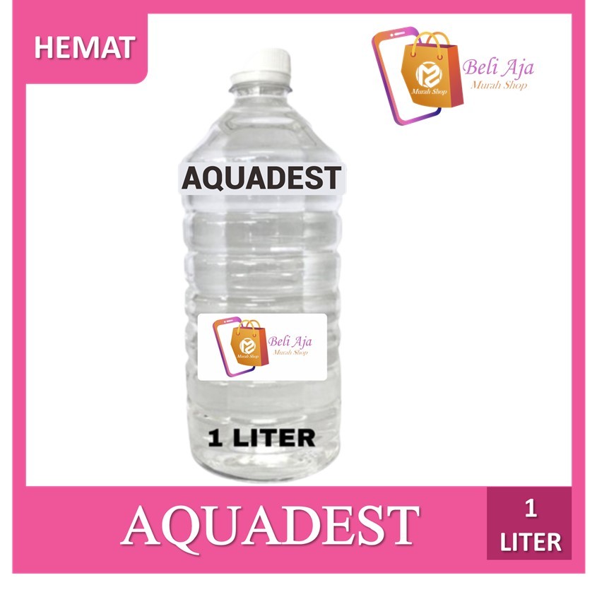 Aquadest -  Air Suling 1 Liter
