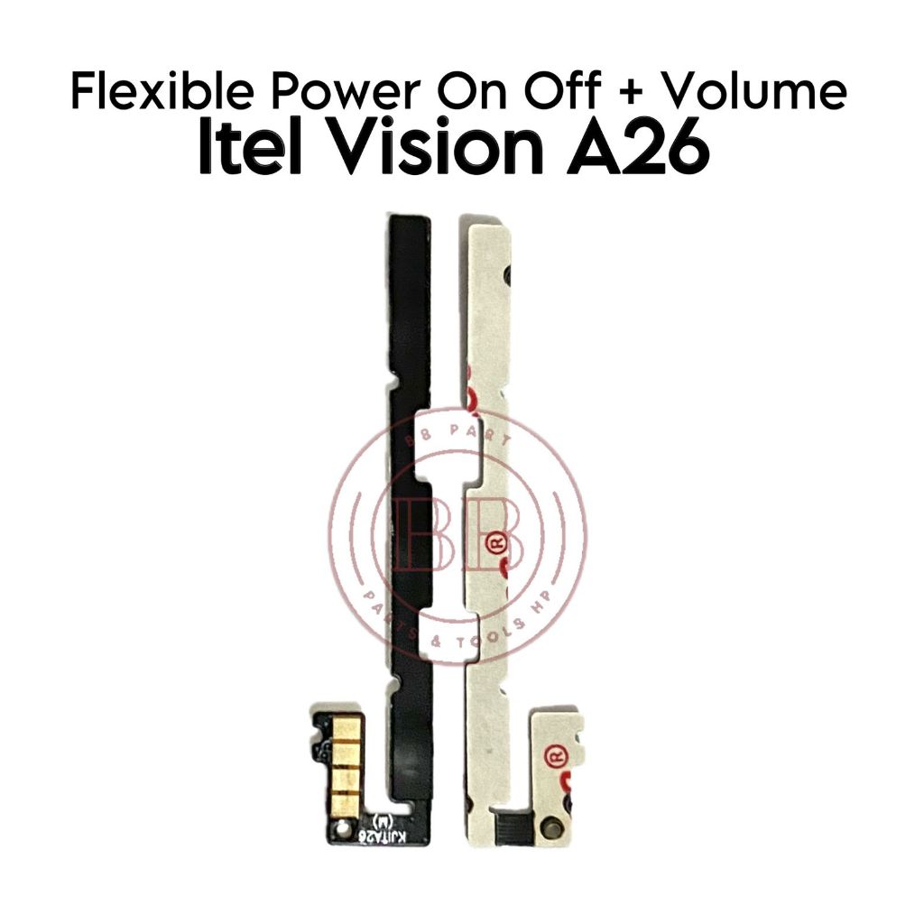 Flexible Konektor Volume Power On Off Infinix Itel Vision A26 - Flexible Flexibel Fleksibel Fleksibl