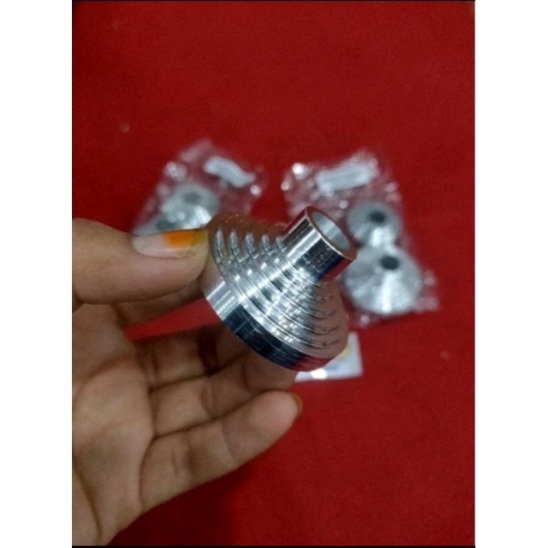 COVER GIRBOX GEAR BOX GEARBOX DEPAN CHROME PIRAMID MOTOR BEAT VARIO 110 KARBU SCOOPY