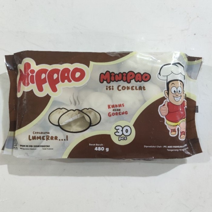 

Nippao Mini Pao Isi Cokelat 30s Bakpao Mantau Bakpau Kecil Camilan
