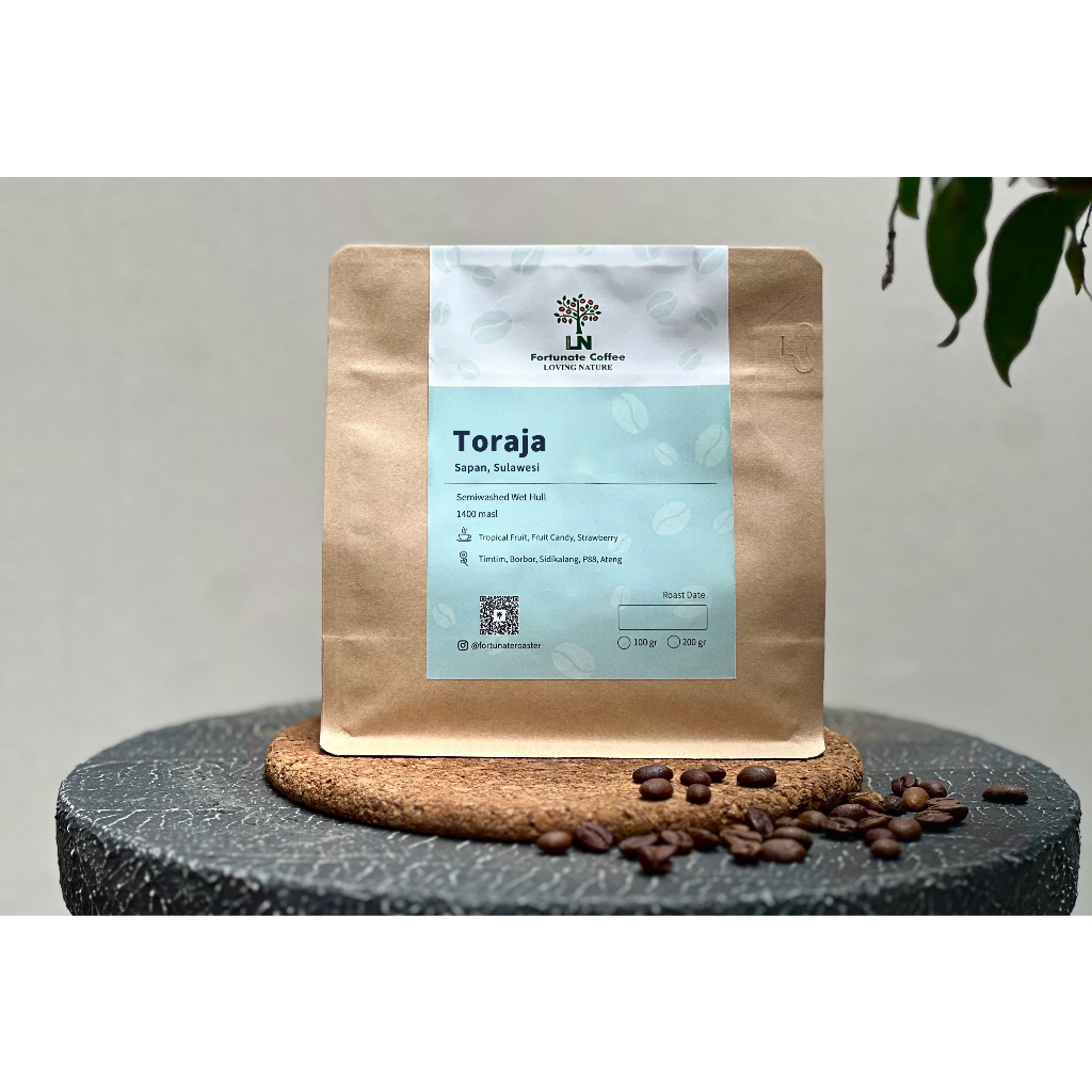 

Toraja Fullwash South Sulawesi Selatan Roasted Coffee Beans Kopi 200 gram