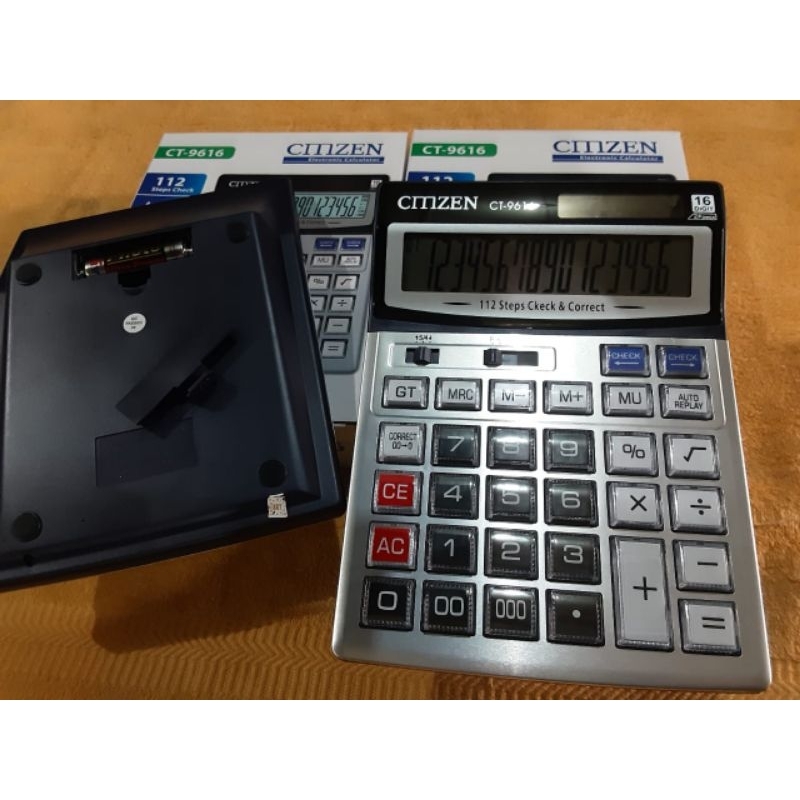 

KALKULATOR CITIZEN CT 9616 / 16 DIGIT CHECK CORRECT