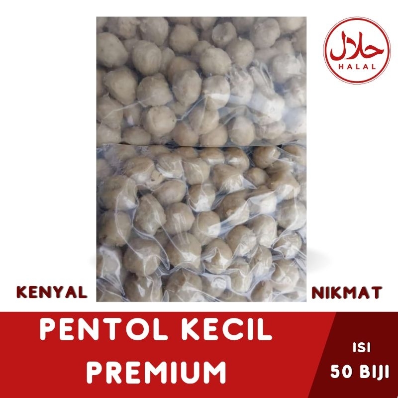 

[SBY] BAKSO PENTOL DAGING SAPI ASLI- UKURAN KECIL PREMIUM | ISI +- 50 BIJI | KENYAL RENYAH ENAK