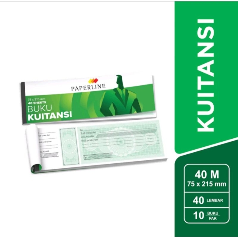 

Buku Kwitansi Kecil 40M Paperline