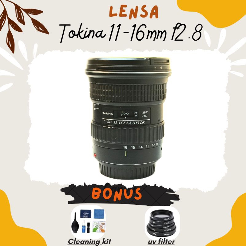 lensa tokina 11-16mm tokina 11-20mm f2.8 DX II NIKON CANON