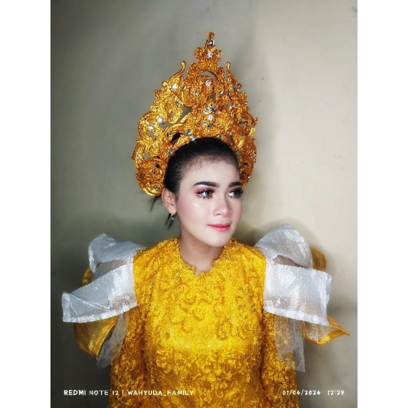 mahkota karnaval/ mahkota tari/ headpiece karnaval