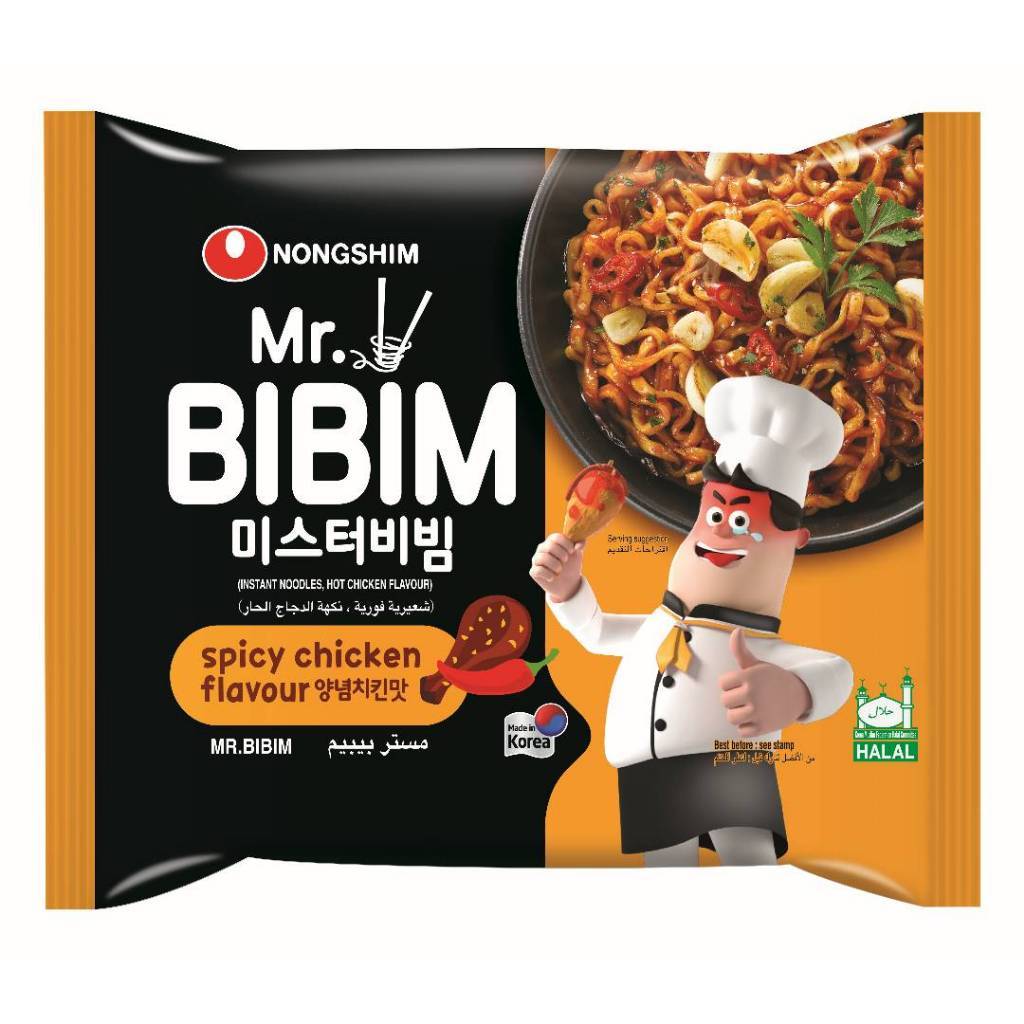 

Nongshim Mr Bibim Spicy Chicken /Mie Goreng Korea Instant Noodle 148gr