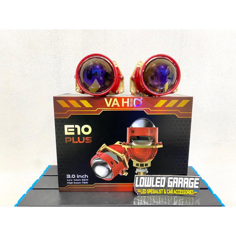 VAHID E10 PLUS 3 INCH LAMPU MOTOR MOBIL BILED SUPRAS LASER PROJECTOR