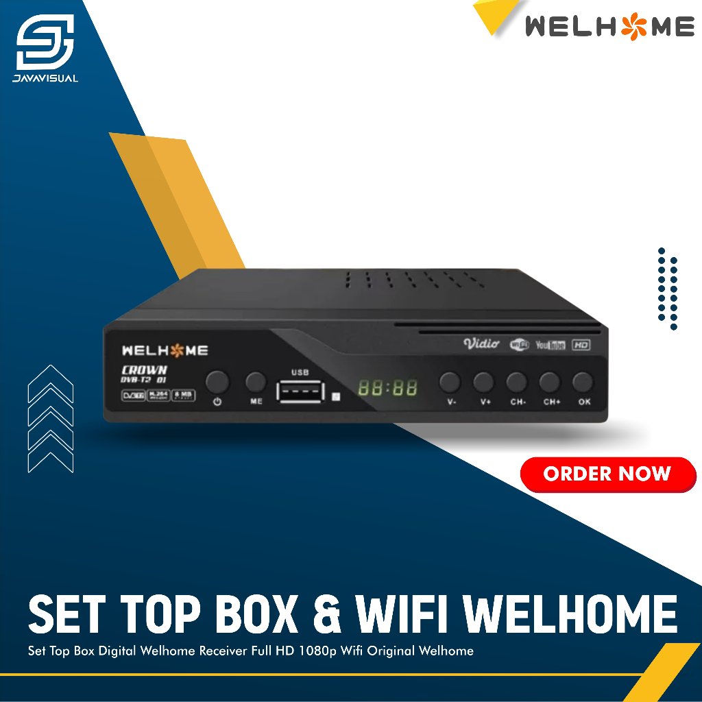 Set Top Box Digital TV Tuner WiFi - Receiver Siaran TV Digital HD