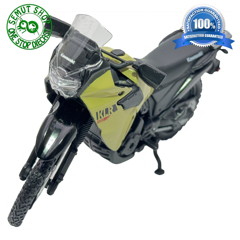 Maisto Kawasaki KLR 650 1:18 Scale Miniatur Motor Kawasaki KLR650