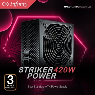 POWER SUPPLY PSU PC CPU PURE WATT INFINITY 420W STRIKER POWER