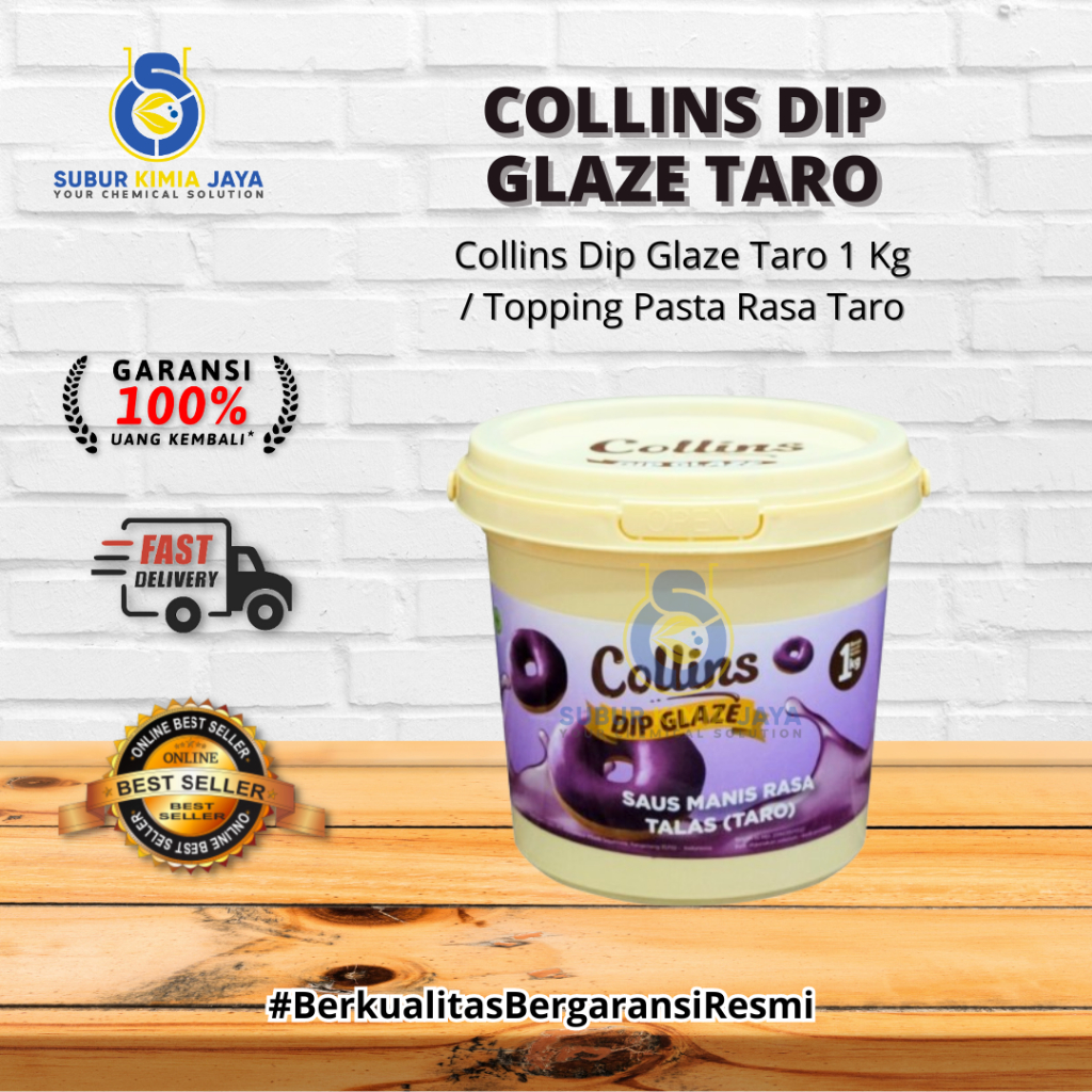 

Collins Dip Glaze Taro 1 Kg / Topping Pasta Rasa Taro