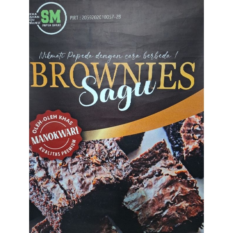 

BROWNIES SAGU PANGGANG
