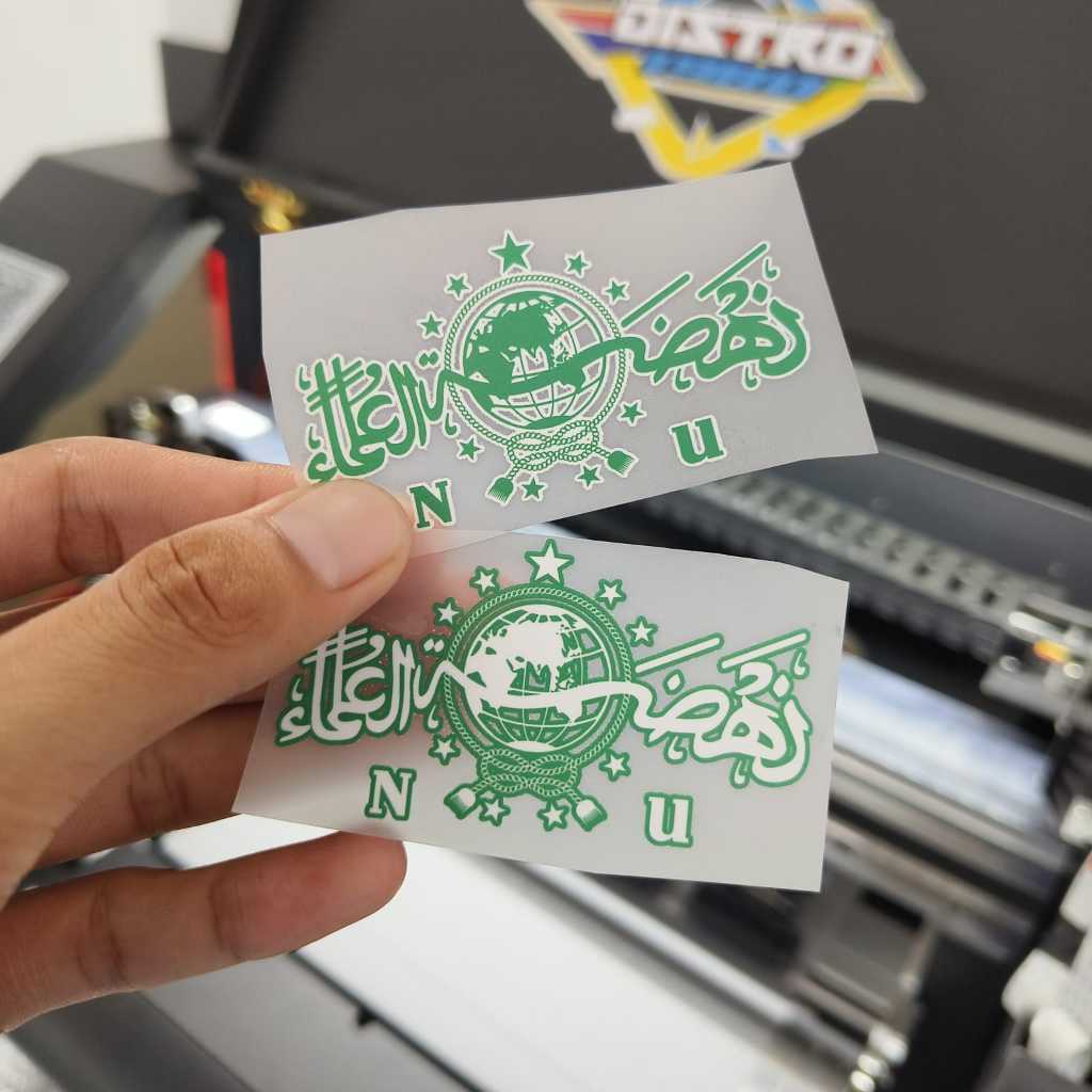 

sablon setrika DTF logo NU