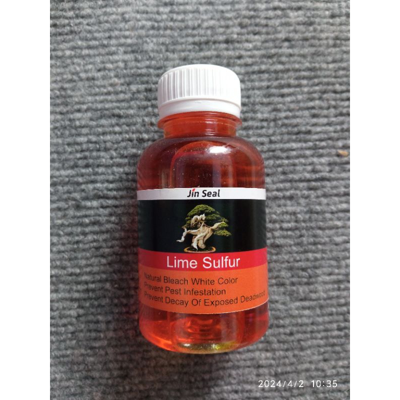 Lime Sulfur Untuk Bonsai 100 ml Jin Seal Untuk Mengawetkan Deadwood Jin Bonsai