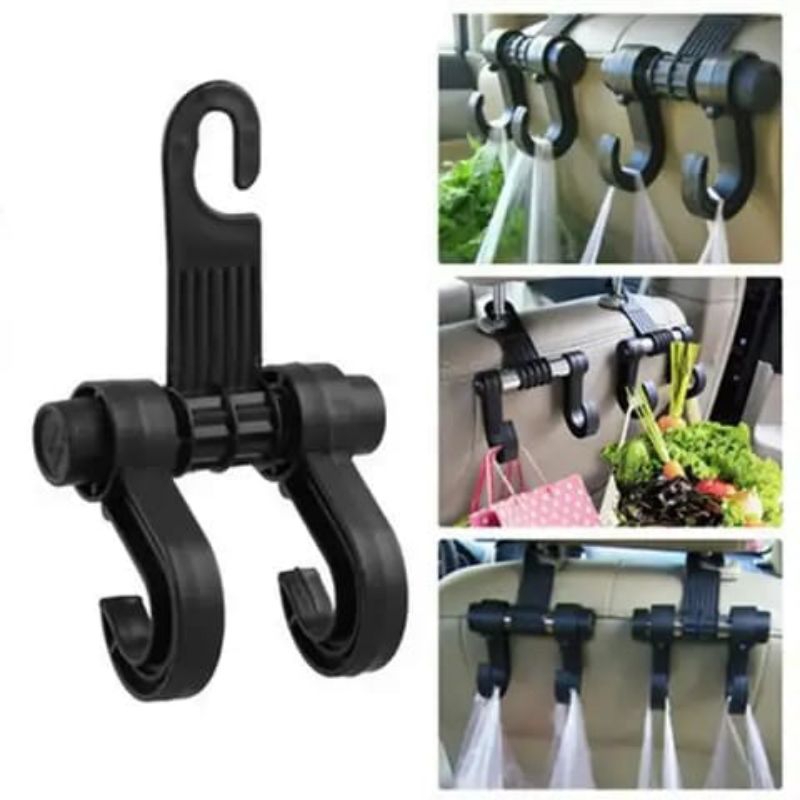 Gantungan Jok Mobil Hook Hanger Mobil Car Hanger / Car Headrest hook